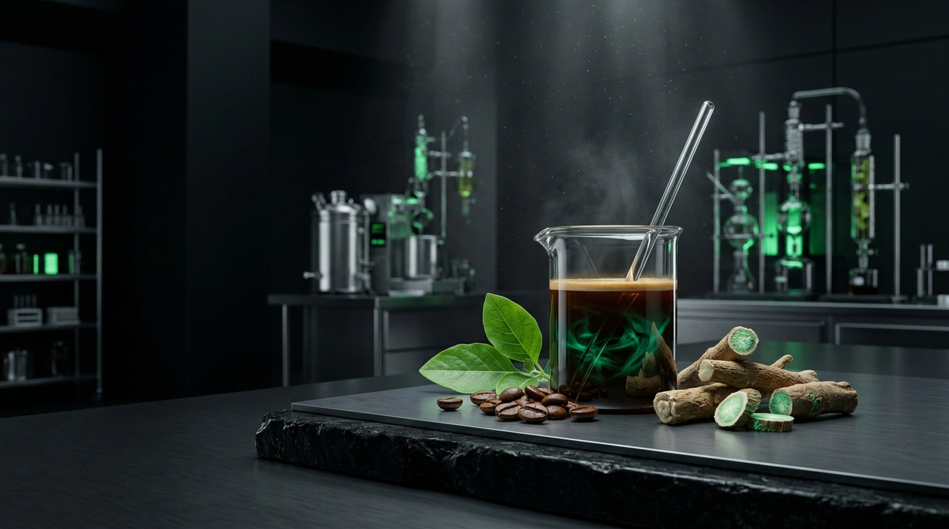 Imagen de portada: Ashwagandha con Café: Sinergia Científica para Energía sin Estrés