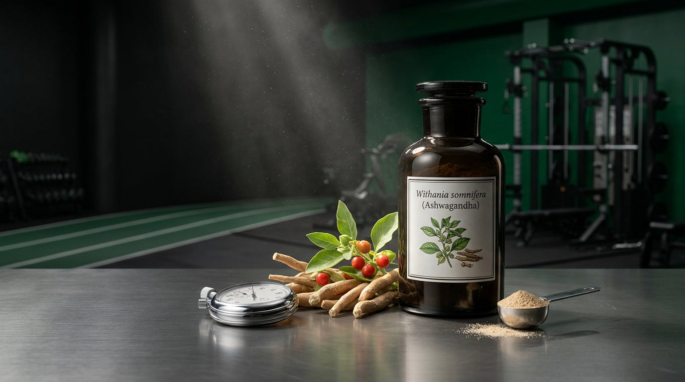 Imagen de portada: Ashwagandha for Athletes: The Science of Cortisol, Power, and Recovery