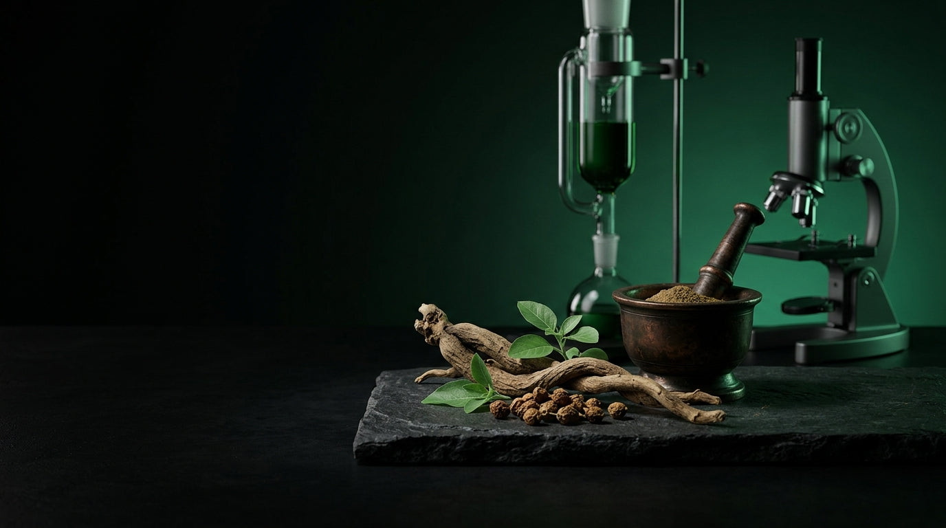 Imagen de portada: Ashwagandha Medicina Ayurvédica Historia: El Renacimiento de un Adaptógeno Milenario