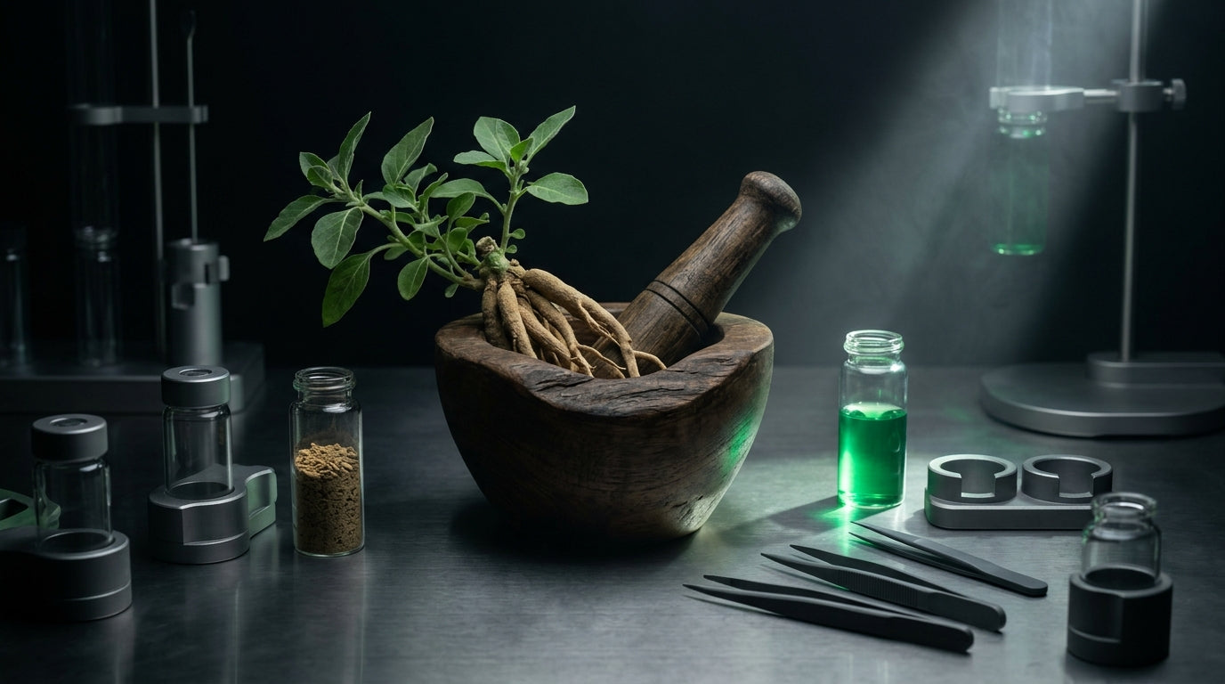 Imagen de portada: Ashwagandha Medicina Ayurvédica Historia: El Renacimiento de un Adaptógeno Milenario