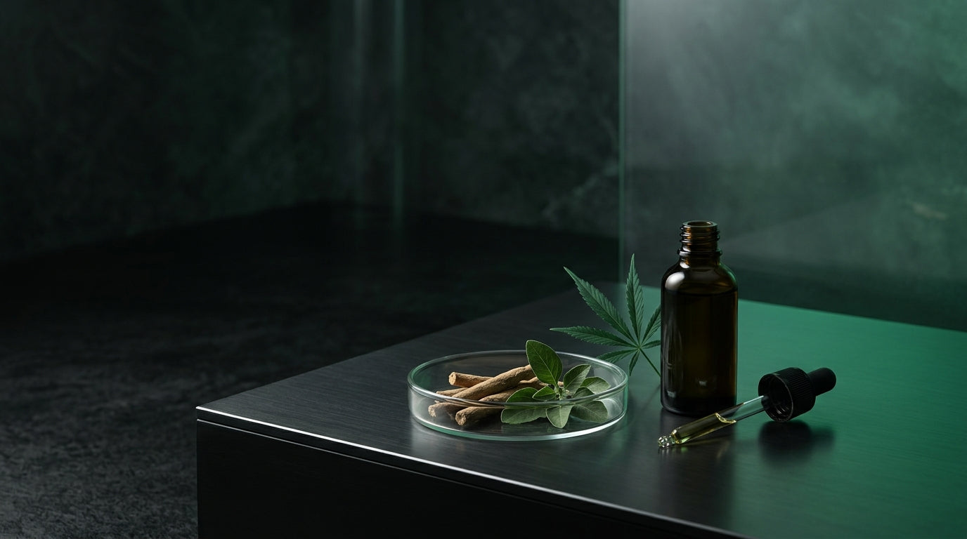 Imagen de portada: Ashwagandha vs CBD para Ansiedad: Guía Científica Definitiva 2026