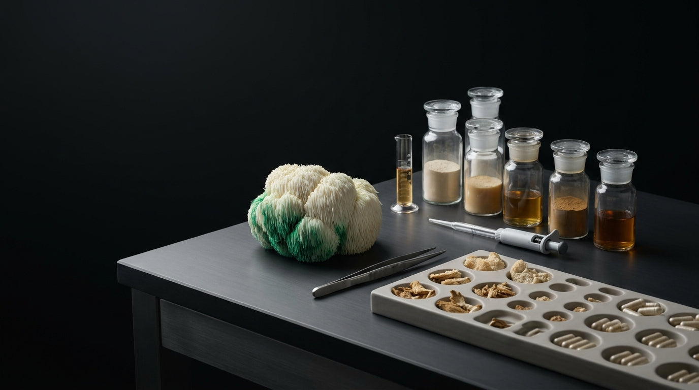 Imagen de portada: Complete Guide to Lion's Mane Dosage and Timing: Optimize Focus & Flow