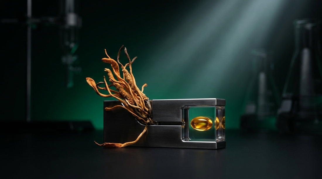 Imagen de portada: Cordyceps Combinado con Omega 3: La Sinergia Definitiva para Energía y Salud Cardiovascular