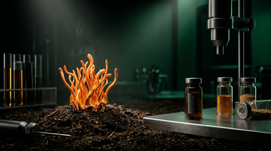 Imagen de portada: Cordyceps para Hombres: Guía Científica de Rendimiento y Vitalidad 2026