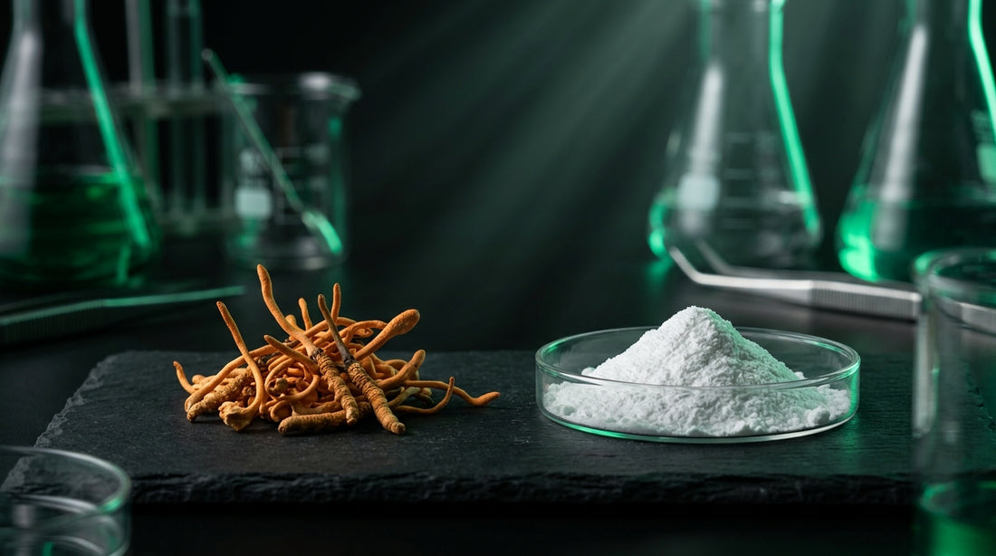 Imagen de portada: Cordyceps vs Creatina Rendimiento: Duelo de Titanes para Energía y Fuerza (2026)
