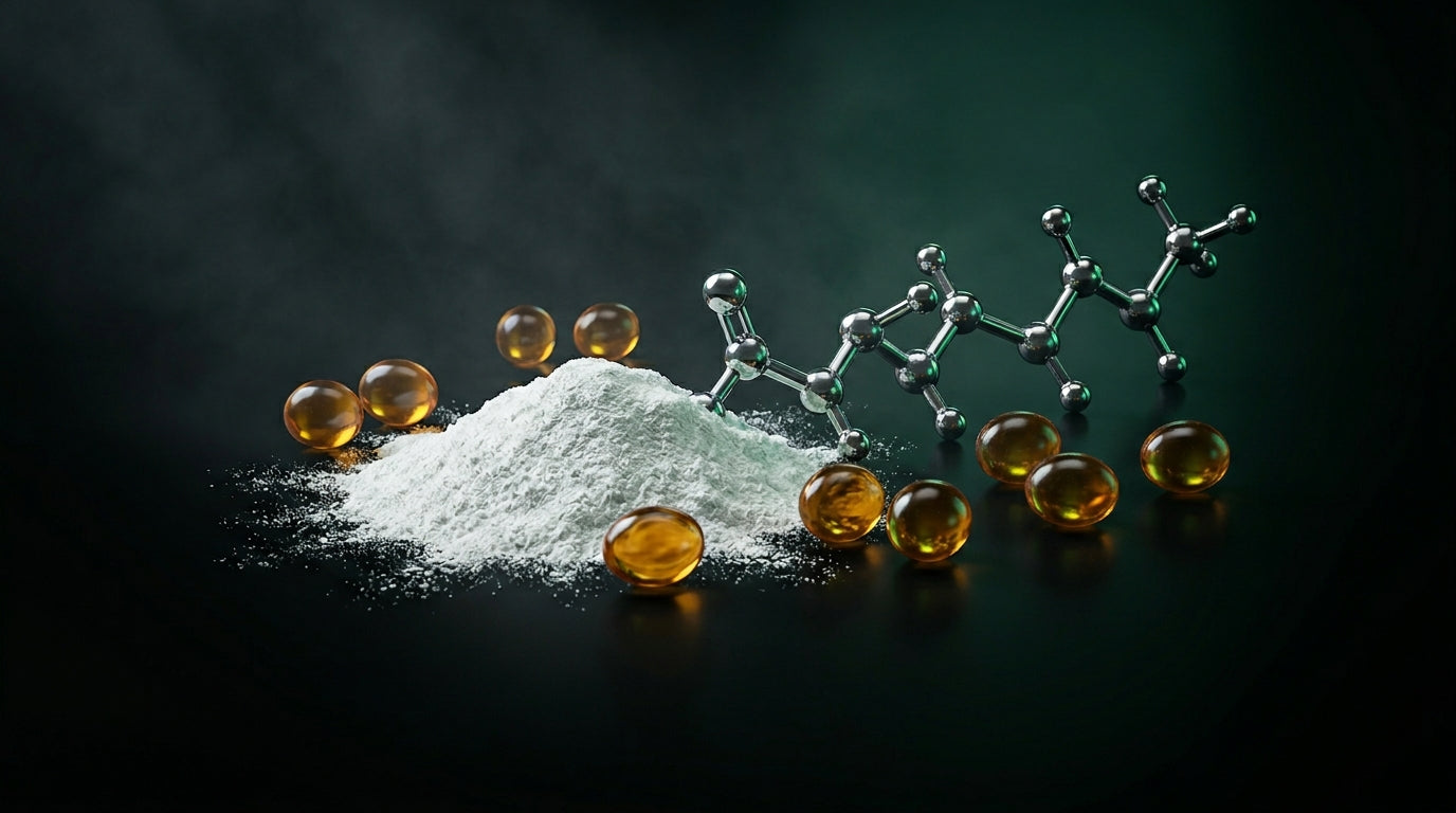 Imagen de portada: Creatina Combinado con Omega 3: La Sinergia Definitiva para Músculo y Cerebro (Guía 2026)