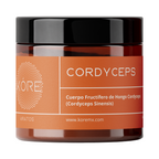 Frasco ámbar de KÓRE Cordyceps, vista frontal
